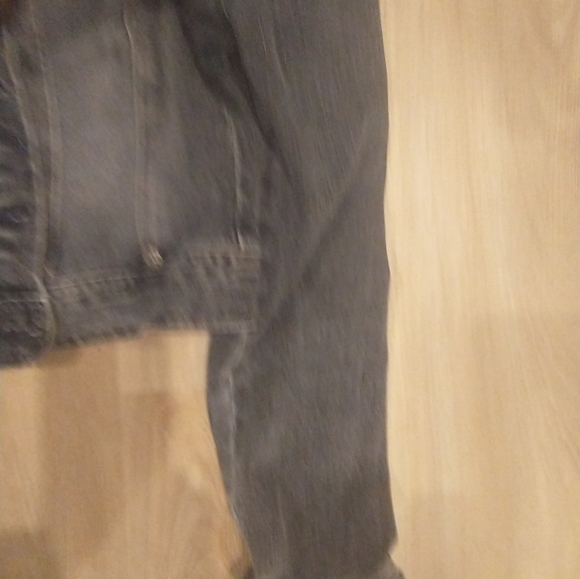 Leopard Print Collar Denim Jacket Buffalo vintage - Picture 5 of 9